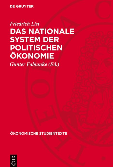 Friedrich List: Das nationale System der politischen Ökonomie, Buch