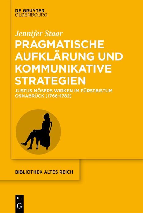 Titel: "Pragmatische Aufklärung und kommunikative Strategien". Silhouette eines sitzenden Mannes.