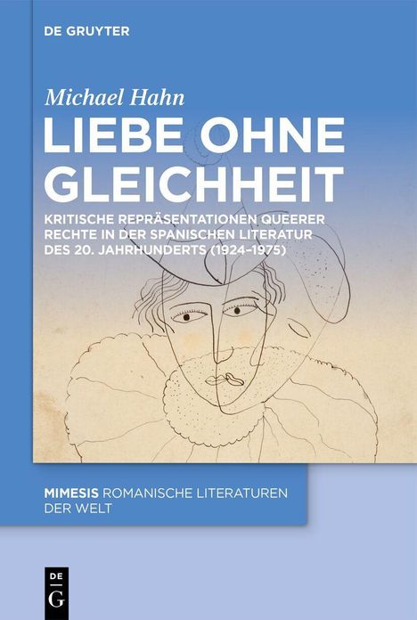 "Michael Hahn - Liebe ohne Gleichheit. Kritische Repräsentationen queerer Rechte. Illustration: Minimalistisches Gesicht."