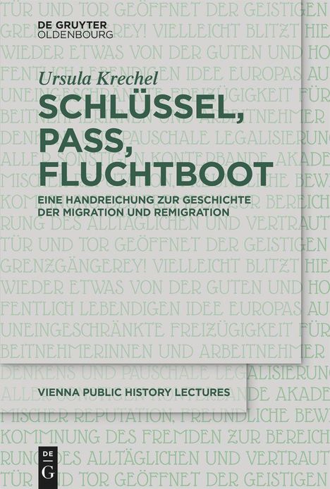 Ursula Krechel: Schlüssel, Pass, Fluchtboot | Key, Passport, Escape Boat, Buch