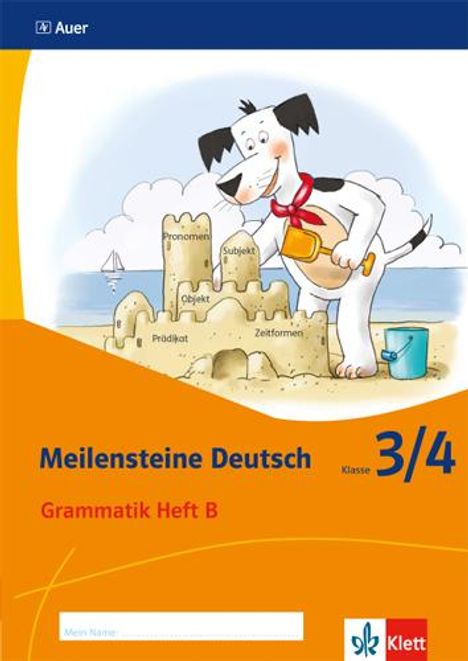 Meilensteine. Deutsch Grammatik Heft B. Klasse 3/4. Ausgabe ab 2017, Buch