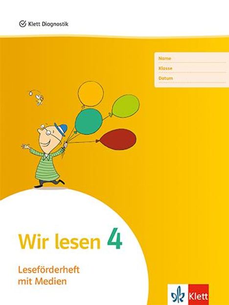 Wir lesen 4. Leseförderheft mit Medien (5er Pack) Klasse 4, Buch