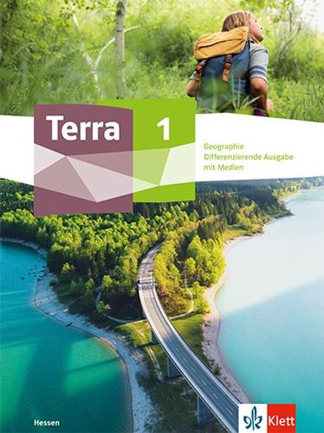 Terra Geographie 1. Schulbuch mit Medien Klasse 5/6. Differenzierende Ausgabe Hessen, 1 Buch und 1 Diverse