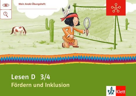 Mein Anoki-Übungsheft/Lesen D/Fördern u. Inkl. Arbh. 4. Sj., Buch