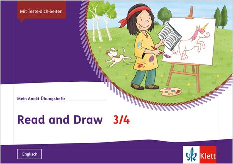 Mein Anoki-Übungsheft. Read and draw. Arbeitsheft Klasse 3/4, Buch