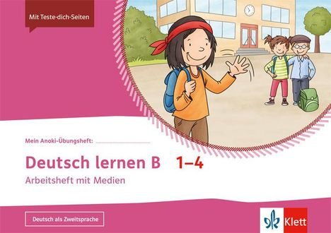 Mein Anoki-Übungsheft. Deutsch lernen B. Arbeitsheft mit Medien Klasse 1-4, 1 Buch und 1 Diverse