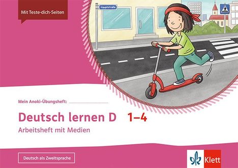 Mein Anoki-Übungsheft. Deutsch lernen D. Arbeitsheft mit Medien Klasse 1-4, 1 Buch und 1 Diverse