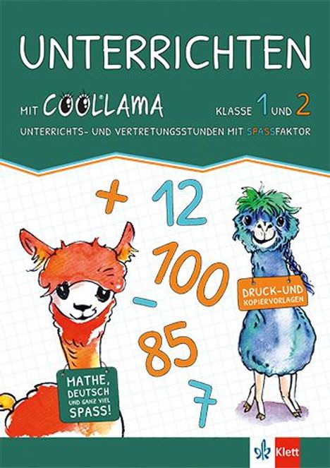 Mathe üben mit Coolllama. Kopiervorlagen Klasse 1, Buch