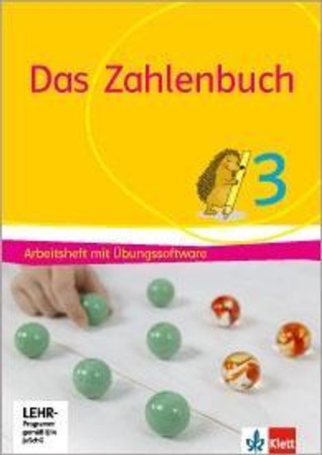 Erich Ch. Wittmann: Das Zahlenbuch / Arbeitsheft mit Übungssoftware 3. Schuljahr. Allgemeine Ausgabe ab 2017, 1 Buch und 1 Diverse