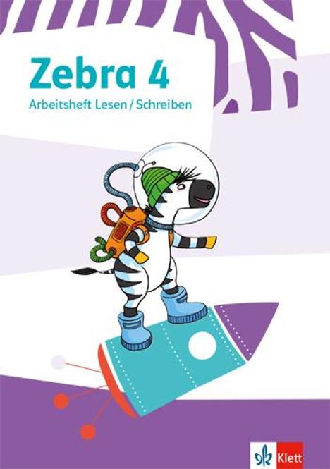 Zebra 4. Heft Lesen/Schreiben ausleihfähig, Buch