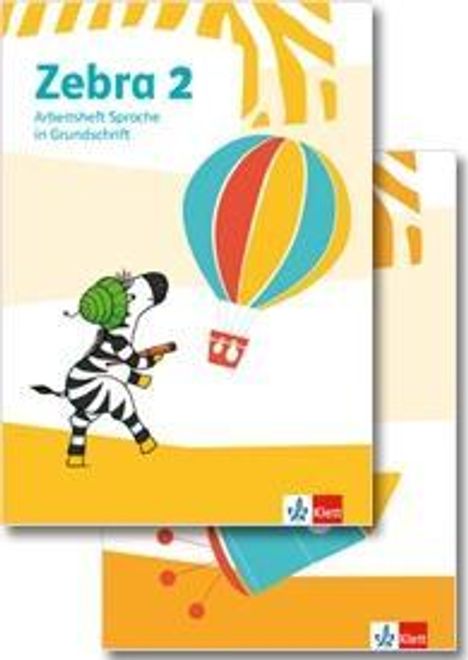 Zebra 2. Paket: Arbeitsheft in Grundschrift, Arbeitsheft Lesen/Schreiben Klasse 2, Buch