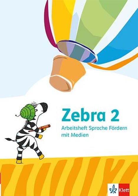 Zebra 2. Arbeitsheft Sprache Förderheft Klasse 2, 1 Buch und 1 Diverse