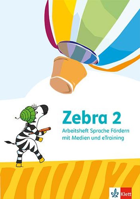 Zebra 2. Arbeitsheft Sprache Förderheft mit eTraining Klasse 2, 1 Buch und 1 Diverse