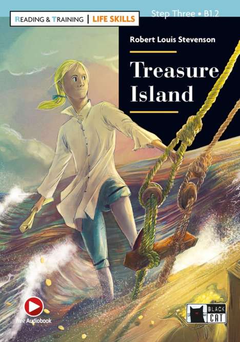 Robert Louis Stevenson: Treasure Island. Buch + Audio-Angebot, Buch