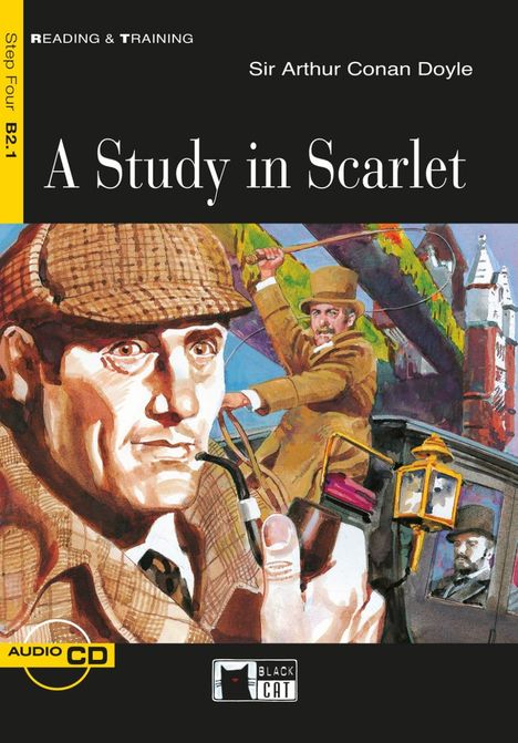 Sir Arthur Conan Doyle: A Study in Scarlet. Buch + Audio-CD, Buch