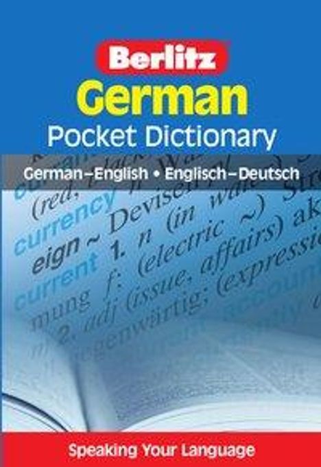 Berlitz Pocket Dictionary German, Buch