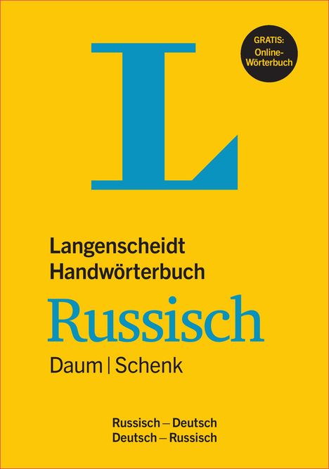 Edmund Daum: Langenscheidt Handwörterbuch Russisch Daum/Schenk - Buch mit Online-Anbindung, Buch