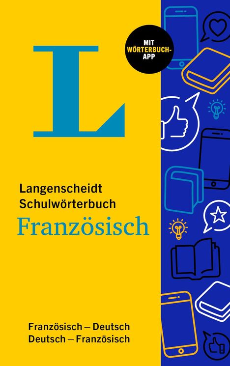 Langenscheidt Schulwörterbuch Französisch, 1 Buch und 1 Diverse