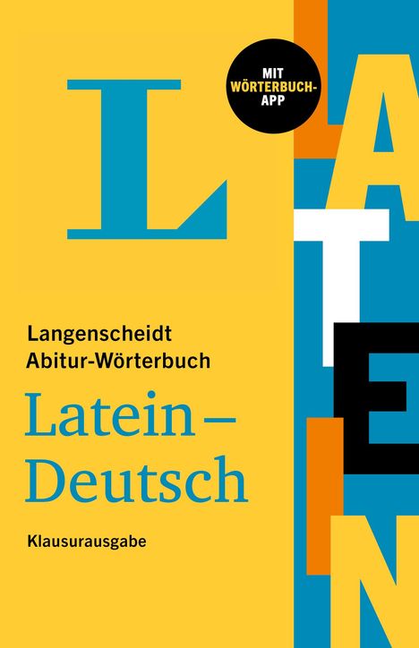 Langenscheidt Abitur-Wörterbuch Latein, 1 Buch und 1 Diverse