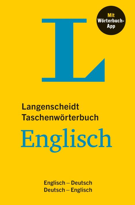 Langenscheidt Taschenwörterbuch Englisch, 1 Buch und 1 Diverse