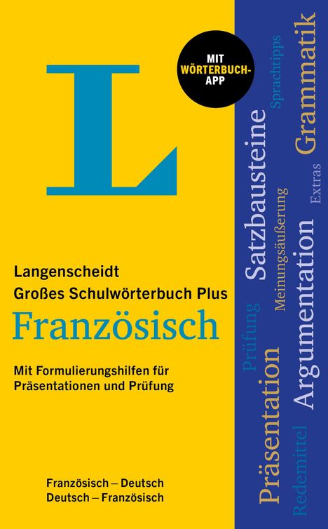 Langenscheidt Großes Schulwörterbuch Plus Französisch, 1 Buch und 1 Diverse