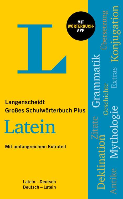 Langenscheidt Großes Schulwörterbuch Plus Latein, 1 Buch und 1 Diverse