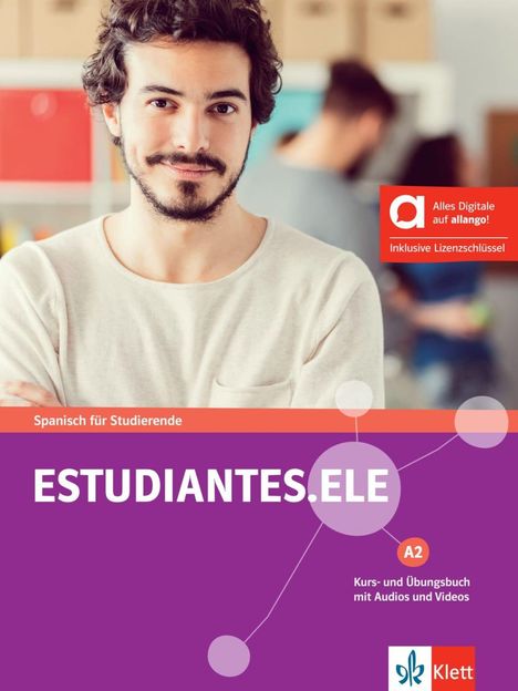 Estudiantes.ELE A2 - Hybride Ausgabe allango, 1 Buch und 1 Diverse