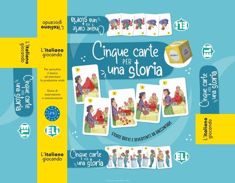 Cinque carte per una storia, Spiele