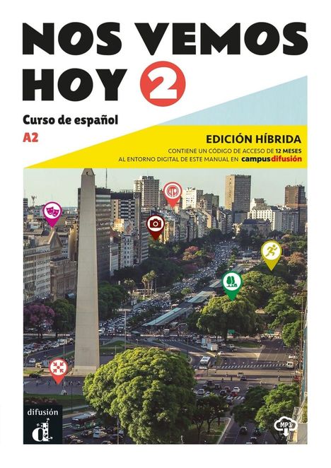 Nos vemos hoy 2 A2 - Edición híbrida, Buch