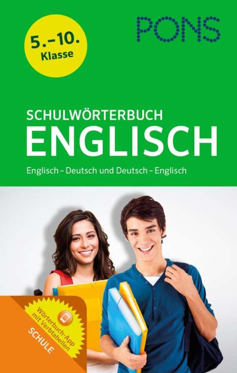 PONS Schulwörterbuch Englisch, 1 Buch und 1 Diverse