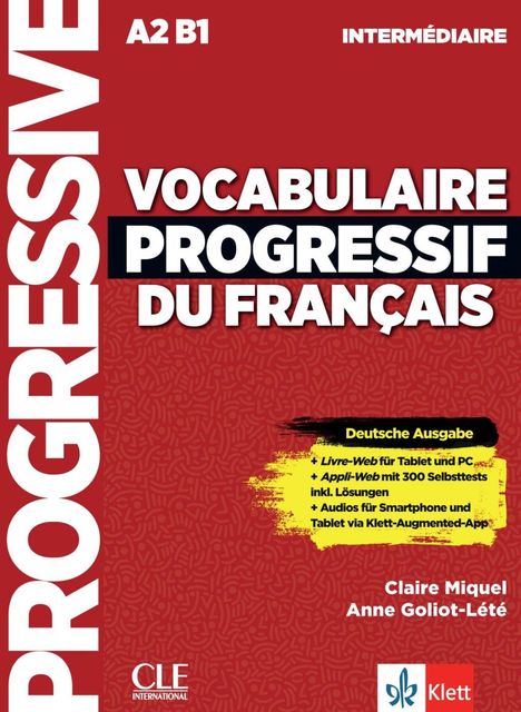 Vocabulaire progressif du français - intermédiaire - Deutsche Ausgabe. Schülerbuch + online, Buch