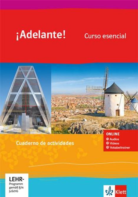 ¡Adelante! Curso esencial. Videos und Vokabeltrainer 1. Lernjahr, Buch