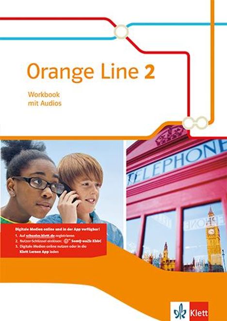 Orange Line 2. Workbook mit Audios, 1 Buch und 1 Diverse