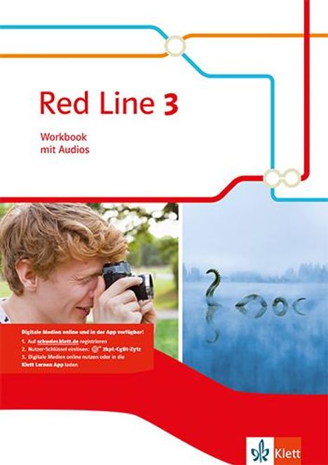 Red Line 3. Workbook mit Audios Klasse 7, 1 Buch und 1 Diverse