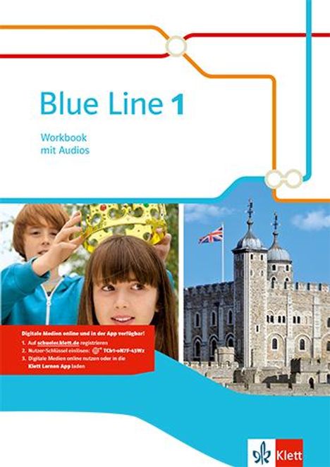 Blue Line 1. Workbook mit Audios. Ausgabe 2014, 1 Buch und 1 Diverse