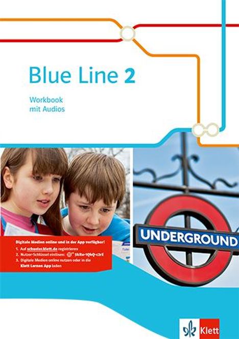 Blue Line 2. Workbook mit Audios, 1 Buch und 1 Diverse