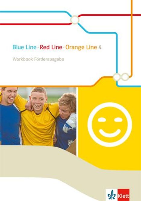 Blue Line - Red Line - Orange Line 4. Workbook Förderausgabe, Buch