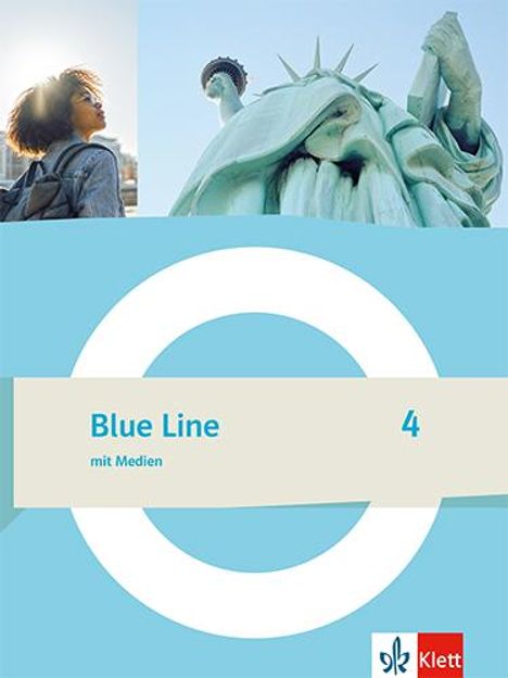 Blue Line 4. Schulbuch mit Medien (flexibler Einband) Klasse 8, Buch