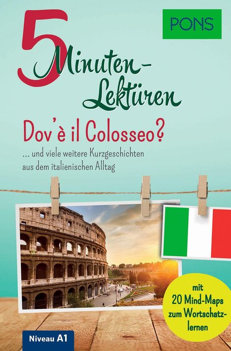 PONS 5-Minuten-Lektüren Italienisch A1 - Dov'è il Colosseo?, Buch