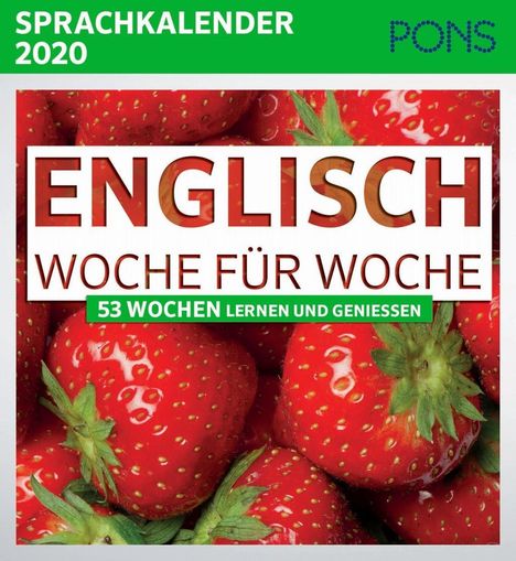 PONS Sprachkalender 2020 Englisch Woche für Woche, Buch