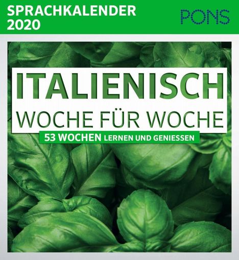 PONS Sprachkalender 2020 Italienisch Woche für Woche, Buch