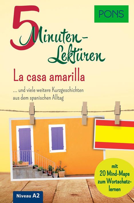 PONS 5-Minuten-Lektüren Spanisch A2 - La casa amarilla, Buch