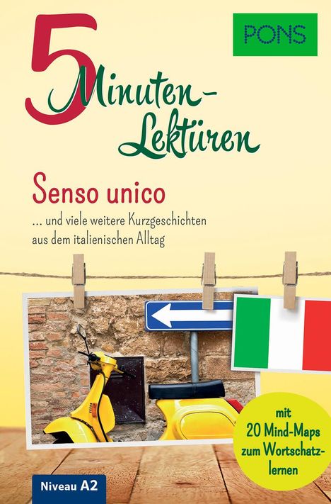 PONS 5-Minuten-Lektüren Italienisch A2 - Senso unico, Buch