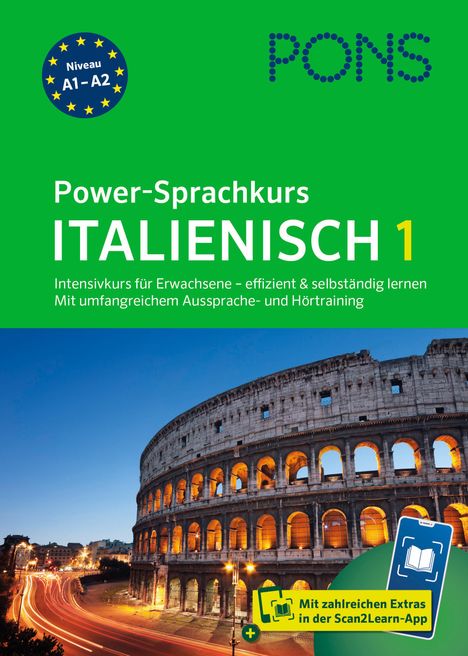 PONS Power-Sprachkurs Italienisch 1, Buch