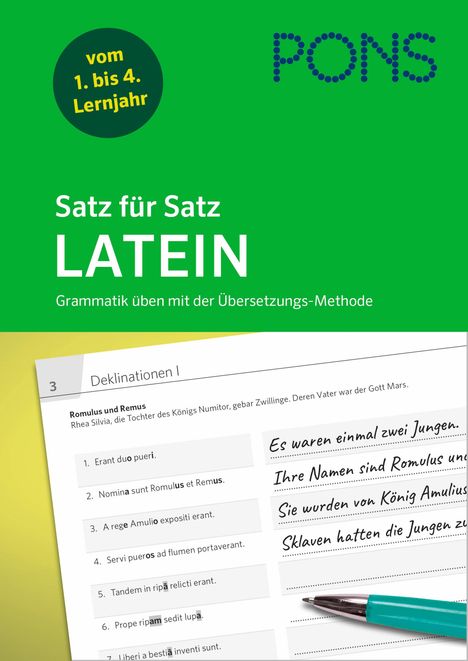 PONS Satz für Satz Latein Grammatik, Buch