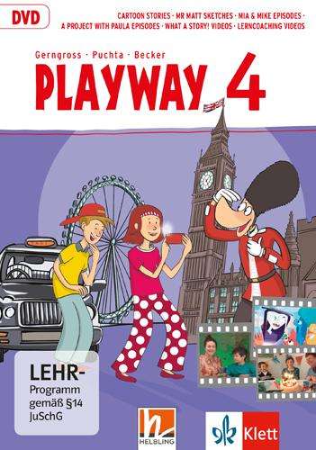 Playway 4. Ab Klasse 3./DVD Kl. 4 / NRW, DVD-ROM
