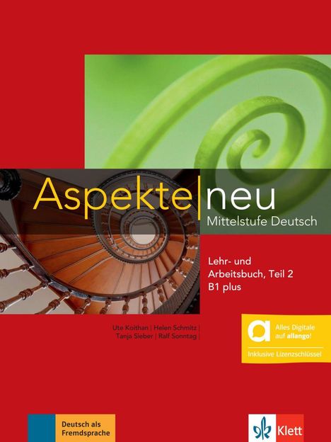 Aspekte neu B1 plus Teil 2 - Hybride Ausgabe allango, 1 Buch und 1 Diverse