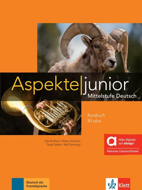 Aspekte junior B1 plus - Hybride Ausgabe allango, 1 Buch und 1 Diverse