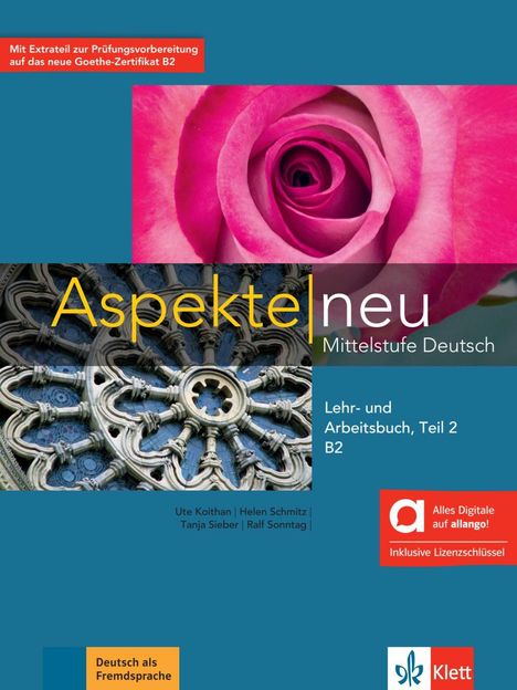 Aspekte neu B2 Teil 2 - Hybride Ausgabe allango, 1 Buch und 1 Diverse