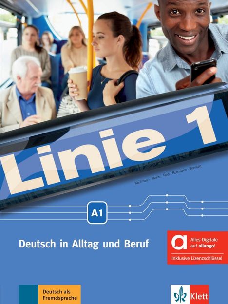 Linie 1 A1 - Hybride Ausgabe allango, 1 Buch und 1 Diverse